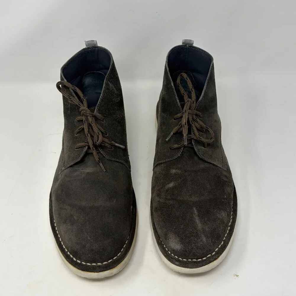 Donald Pliner men's Cris desert boots 12 suede brown grey